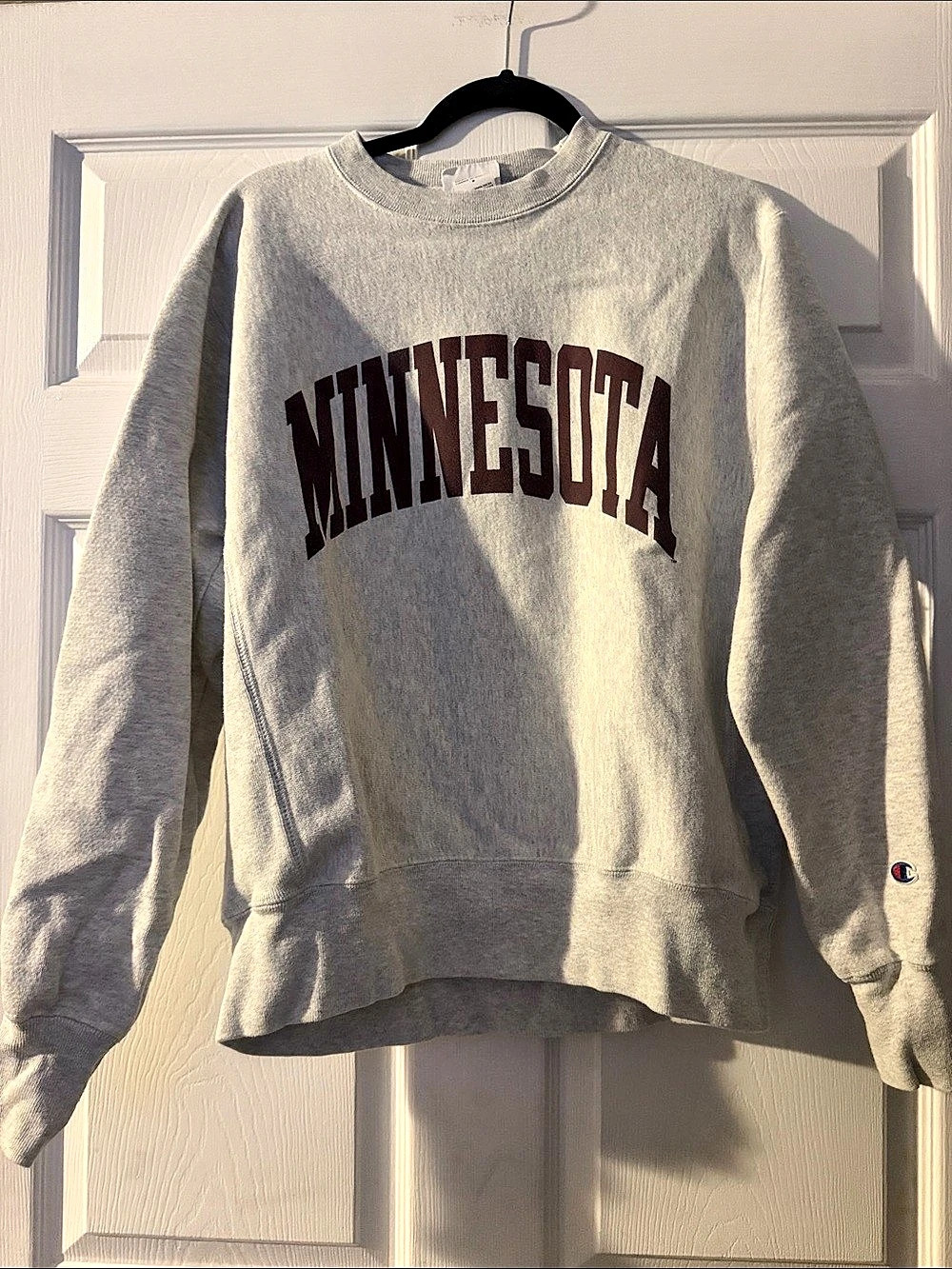 Champion Minnesota Reverse Weave Sweatshirt Gray Medium